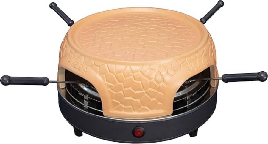 Thuys – Luxe Pizzarette – Voor 4 Personen – Italian Style – Hoogwaardige Materialen – Veilig voor Kinderen – 800W