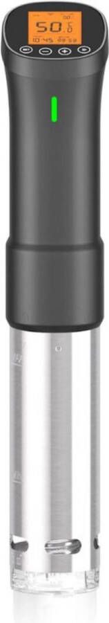 Thuys Luxe Soud Vide Stick – Slowcooker Touchscreen – Kokers – Professioneel Design – Nauwkeurige Meting – Alarm – Grijs