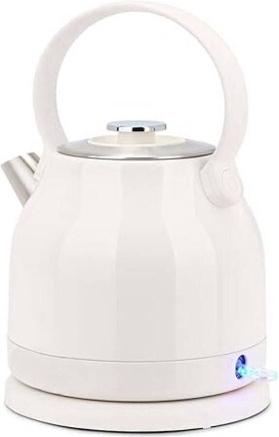 Thuys – Retro Waterkoker – Heetwaterdispenser – 1 5 liter – 24 x 18 x 28cm – Crème