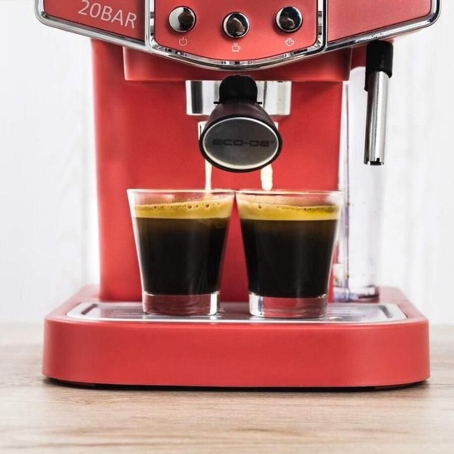 Thuys Espressomachine Koffiezetapparaat Koffiemachines Rood