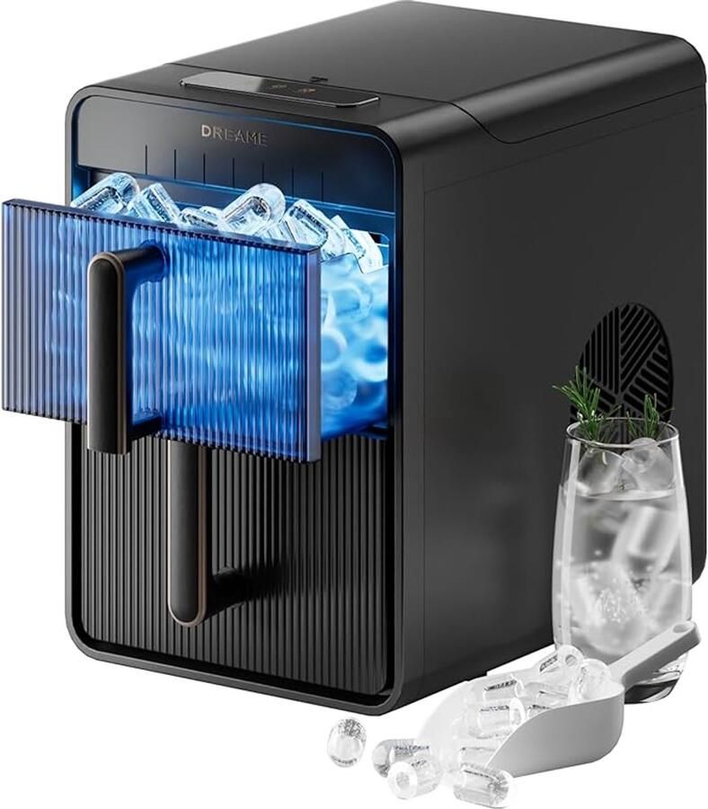 Thuys IJsblokjesmachine Bullet – IJs in 6 Minuten – 2 Formaten – Digitaal Display – Zelfreinigend