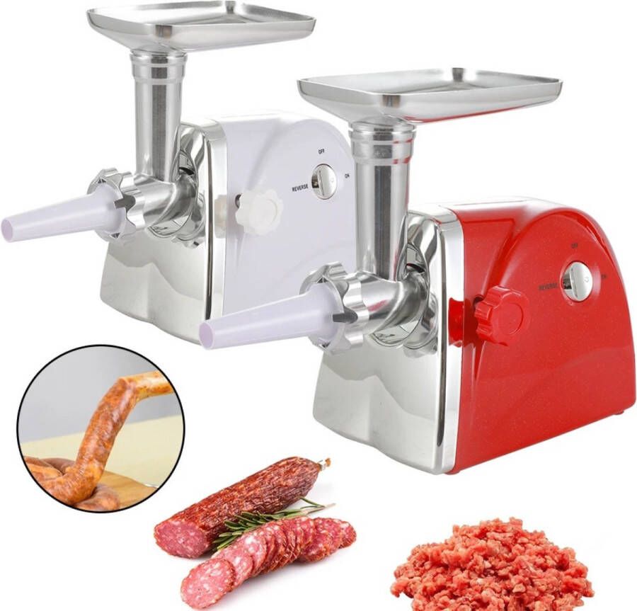 Thuys Worstenvuller – Vleesmolen – 3 Verschillende Grofheden – Gehaktmolen – Worstenmaker – Vleesvezel Bescherming