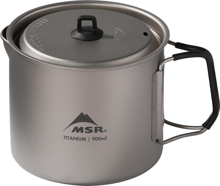 Titanium Kettle 900ml Ideaal voor Backpacken