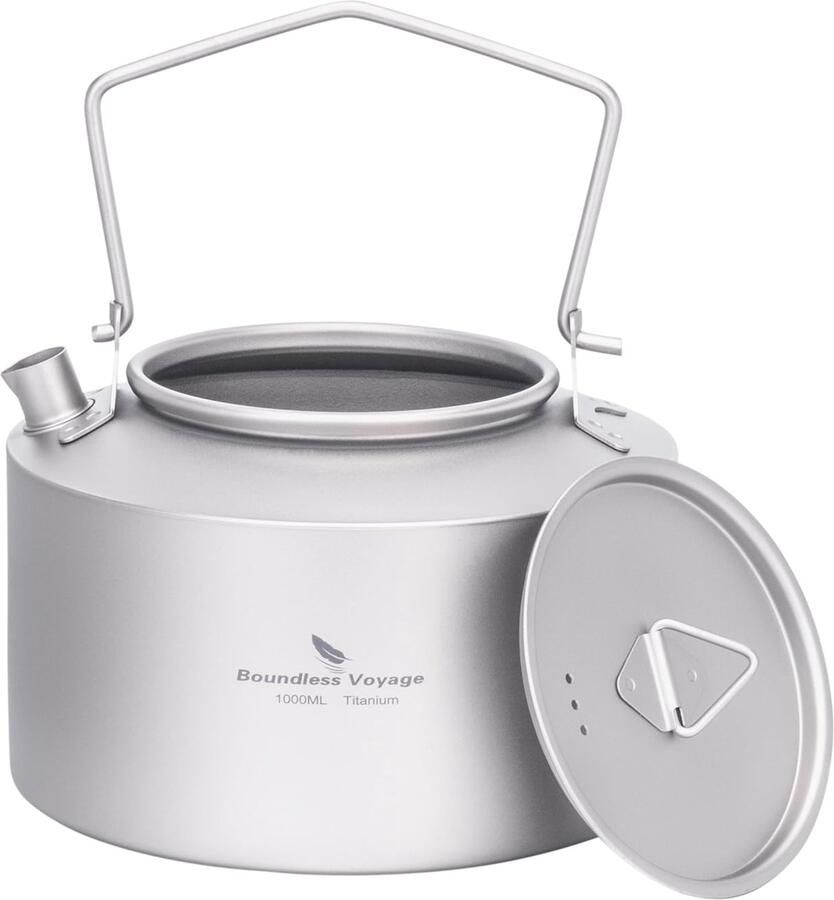 Titanium Waterkoker voor Outdoor Camping