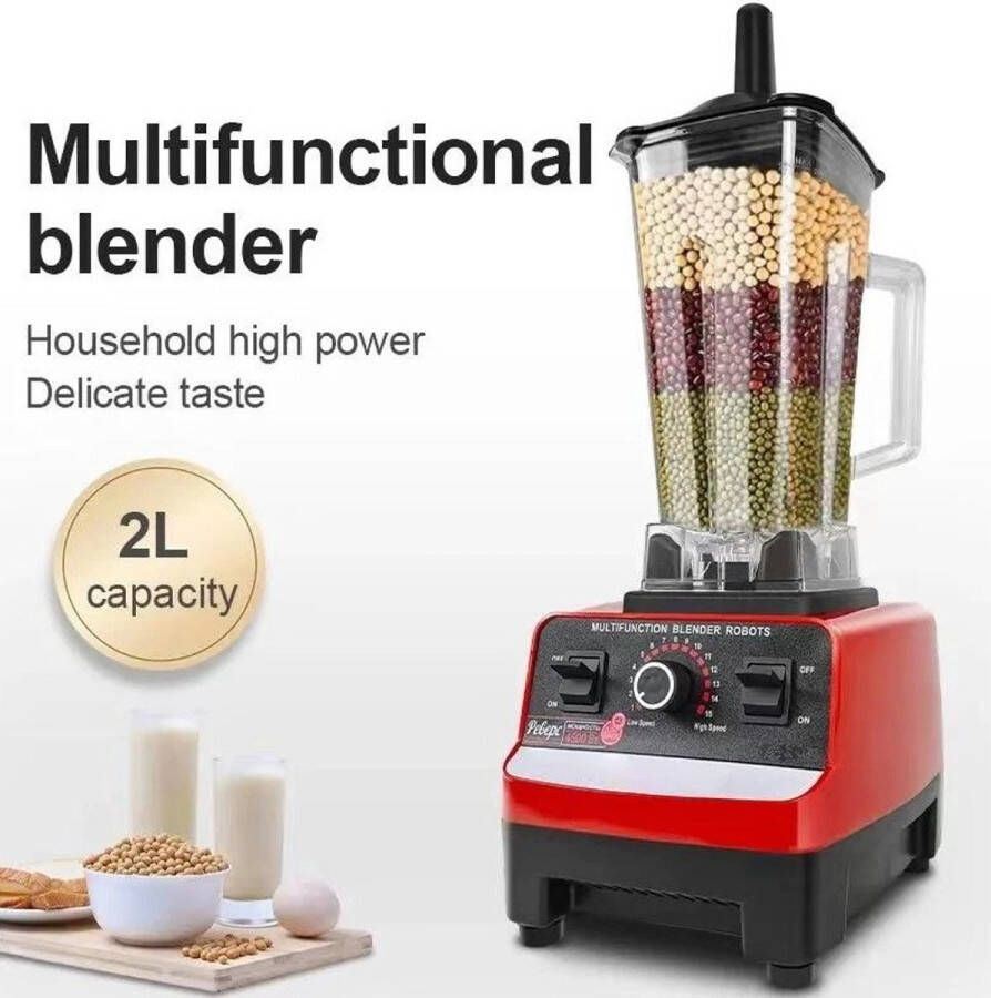 TKKEACE Paco Goederen Blender Smoothie Maker Mixer Keukenmachine 2000W Krachtig en eenvoudig te reinigen - Foto 2