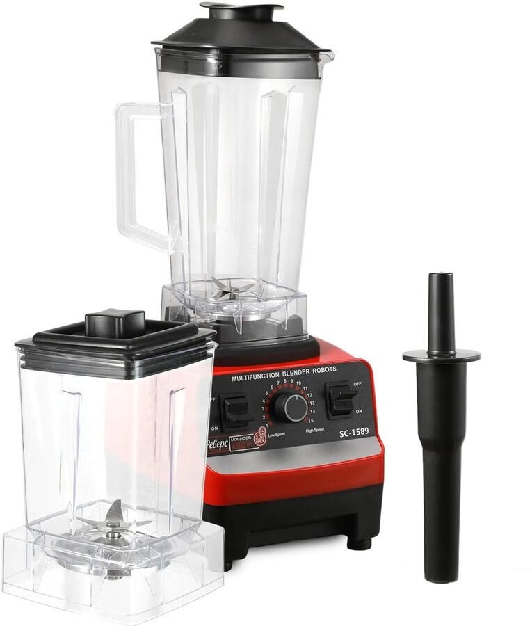 TKKEACE Paco Goederen Blender Smoothie Maker Mixer Keukenmachine 2000W Krachtig en eenvoudig te reinigen