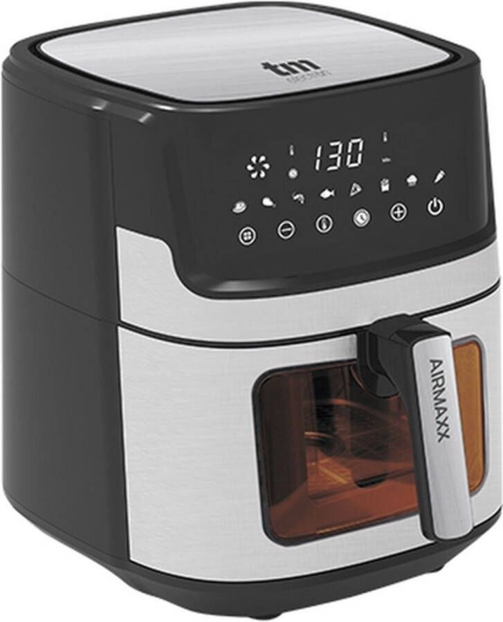 TM Electron AIRFRYER 8 programma's Touch bediening antiaanbak Antislip Antiaanbak (PFOA-vrij)