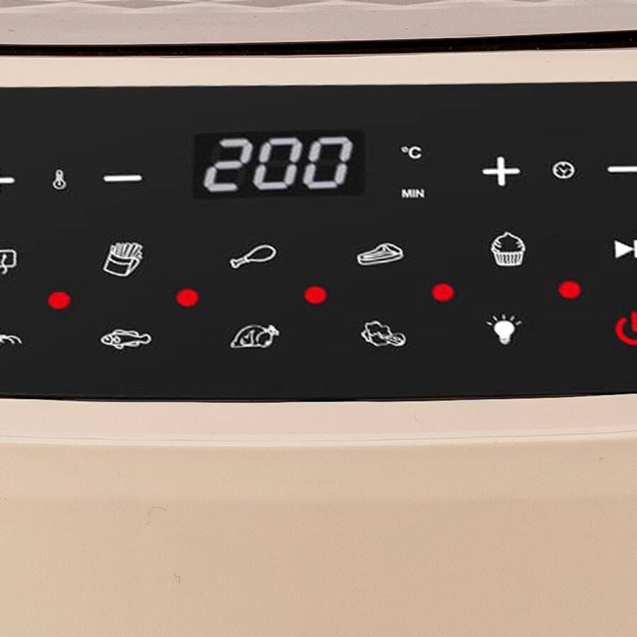 Tognana Porcellane D2DFA06IRCH friteuse Enkel 9 2 l Vrijstaand 2150 W Heteluchtfriteuse Beige Zwart