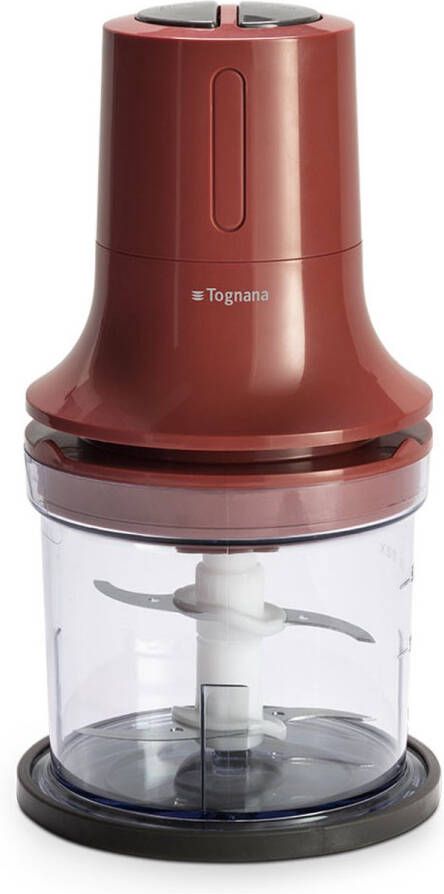 Tognana Porcellane D2DTU02IRRO elektrische hakmolen 0 5 l 400 W Rood