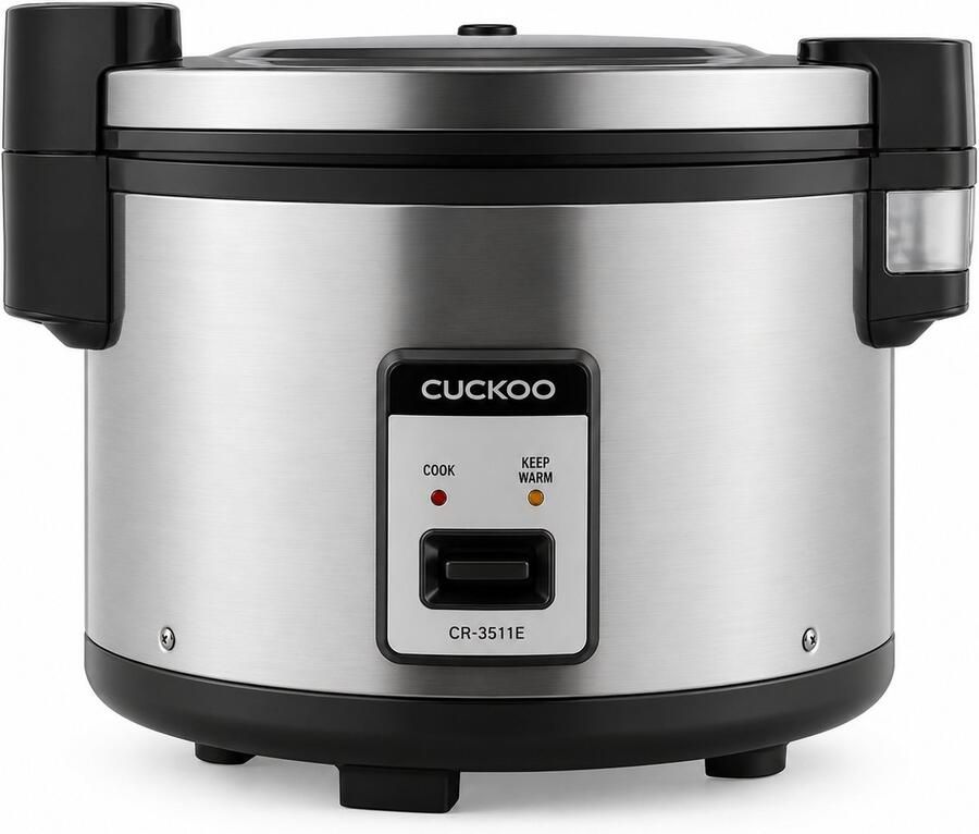 Tokyo Design Studio – Cuckoo Professionele Rijstkoker – 6 3 L – 35 Cups – 1460 W – RVS Zwart