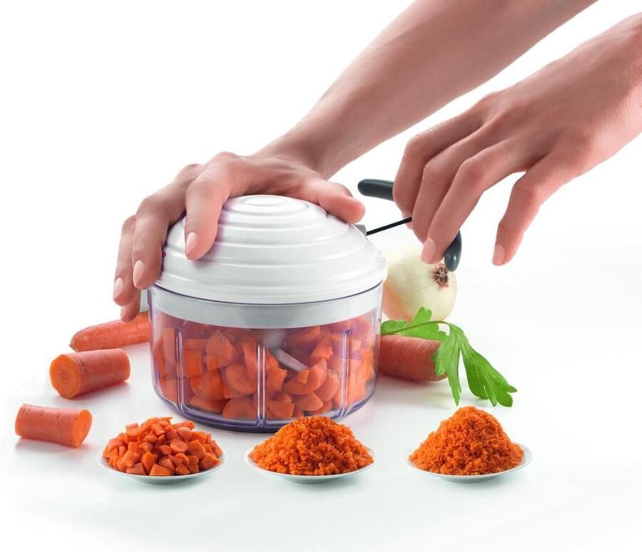 Tomado Metaltex Rotomac Multihakker Groentehakker Uienhakker Snel & makkelijk