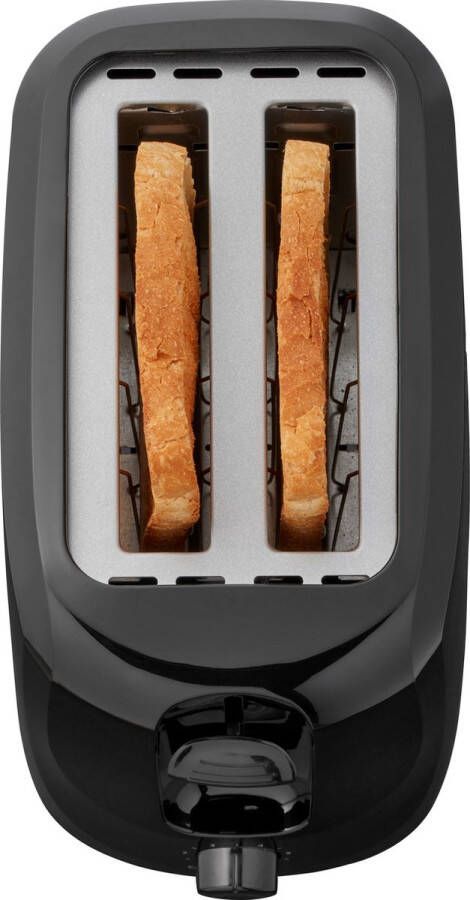 Tomado TBT2000B Broodrooster – Toaster 2 sleuven 6 standen – Ontdooien 700 watt Zwart