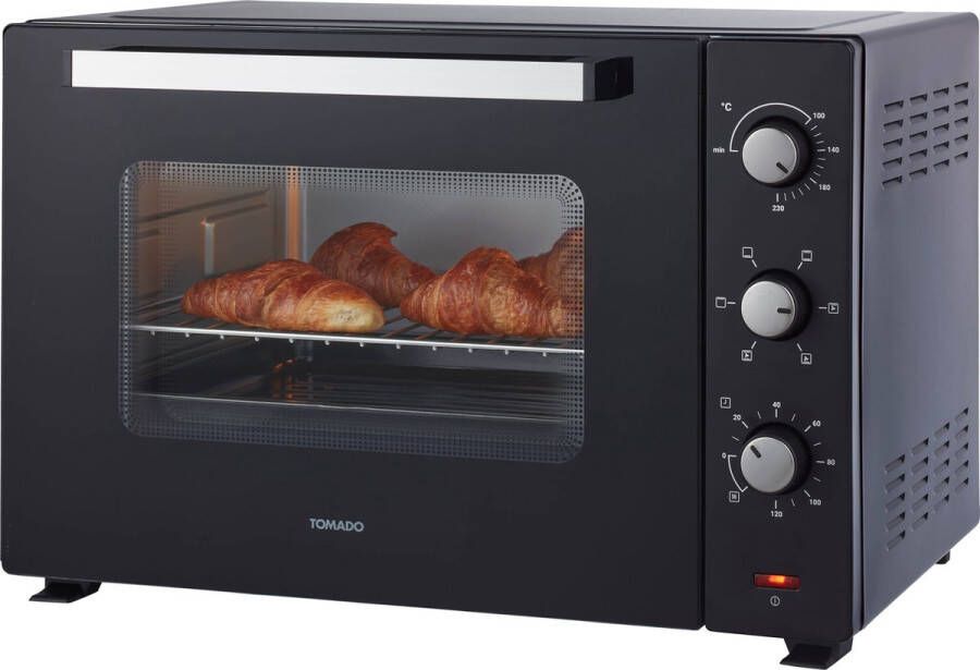 Tomado Teo6000b Vrijstaande Oven 60 Liter 2000 Watt Hetelucht 4 Insteekniveau&apos;s Zwart - Foto 2