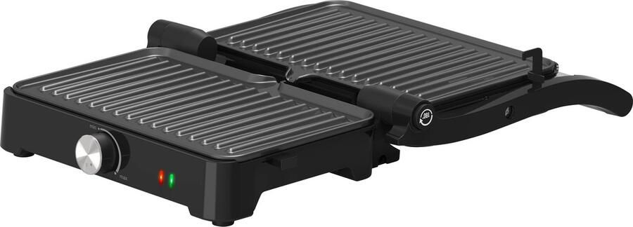 Tomado TGC3001S Tosti apparaat Instelbare temperatuur Contactgrill PFAS vrij Grill apparaat Tosti ijzer 1500W Zwart RVS - Foto 2