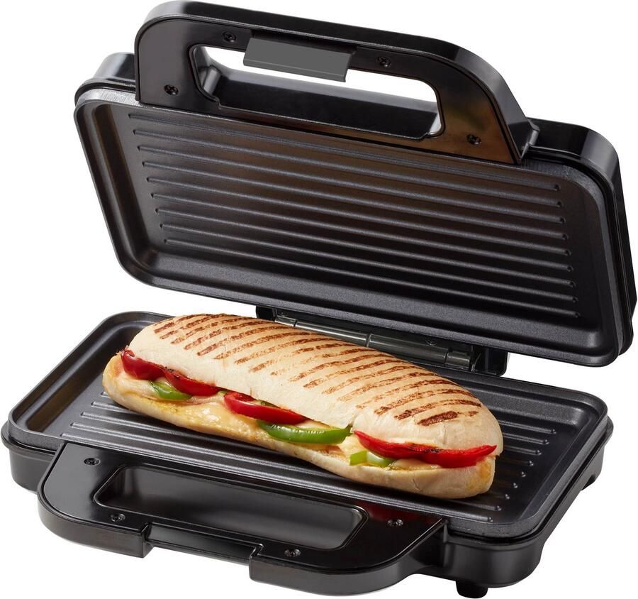 Tomado TGP2002B Paninigrill Tosti Apparaat Panini's en Tosti's PFAS vrij 1000 watt Zwart
