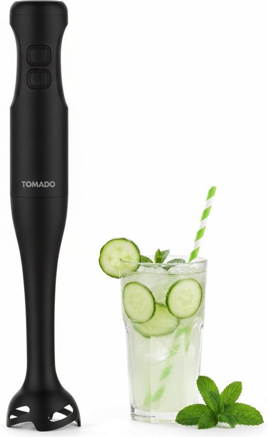 Tomado TSB3500B Staafmixer – Hand blender 2 snelheden 350 watt – Zwart