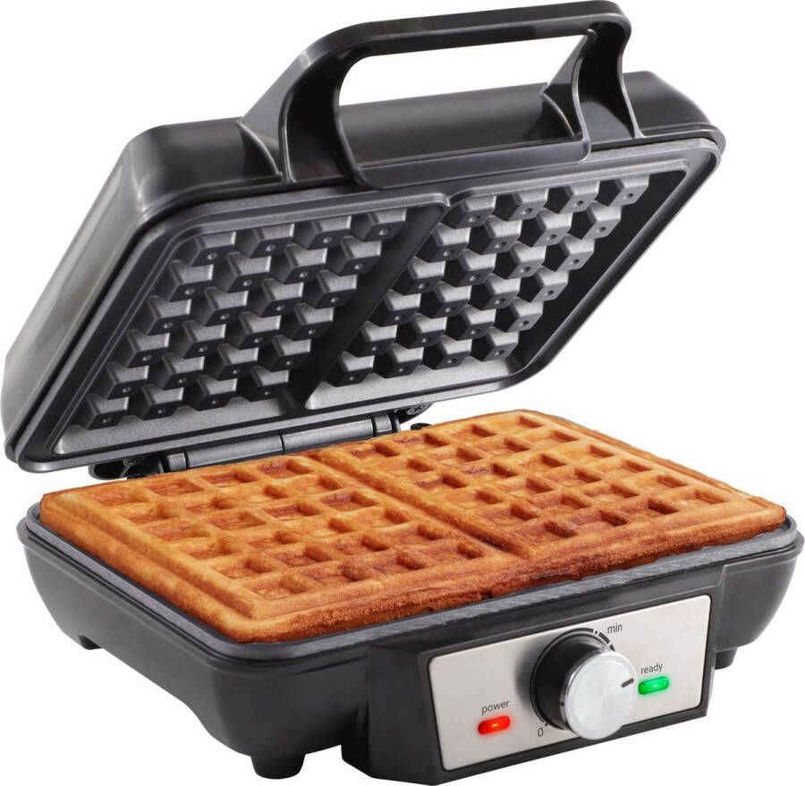 Tomado TWM2301S Wafelijzer Wafelmaker 2 wafels 23 x 17 cm PFAS vrij RVS