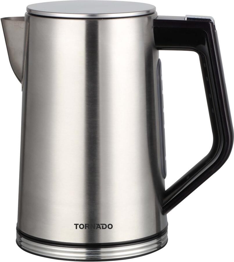 Tornado TKES-4173-GS waterkoker 1 7 l 2200 W Zilver