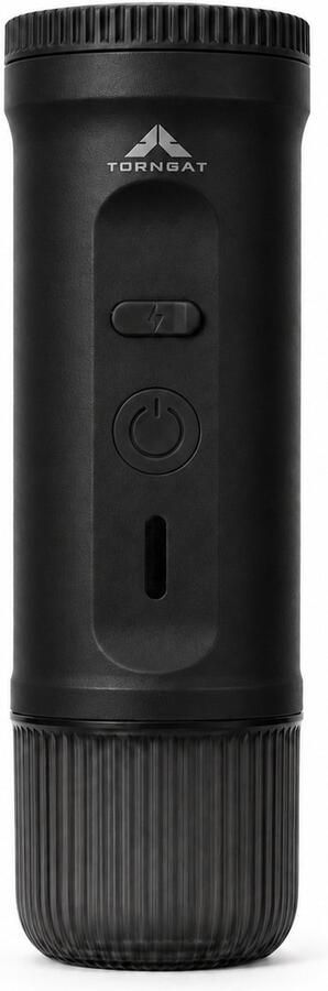 Torngat NomadBrew Go Draagbare Zelfverwarmende Espressomachine 20 Bar 2-in-1 Koffiezetapparaat voor NS-Capsules en Gemalen Koffie 7500mAh Inclusief 14g Cup en Houderstandaard Voor Auto Camping Camper en Reizen Zwart