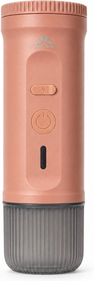 Torngat NomadBrew Go Draagbare Zelfverwarmende Espressomachine 20 Bar 2-in-1 Koffiezetapparaat voor NS-Capsules en Gemalen Koffie 7500mAh Inclusief 14g Cup en Houderstandaard Voor Auto Camping Camper en Reizen Mokka Rose