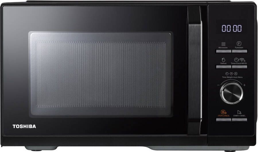 Toshiba MW3-SAC26SF(BK) Met Air Fry functie 10 jaar Garantie op Magnetronbuis 26 Liter Vrijstaand