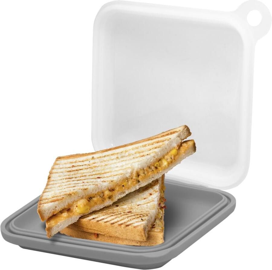 Tosti-ijzer van siliconen Herbruikbaar 15 x 15 cm