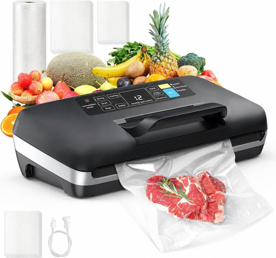 Traumheim Vacuümmachine 230W vermogen 10-in-1 multifunctioneel 30cm breedte 12mm dubbele lasnaad 95kPa zuigkracht voor droog nat en vloeibaar