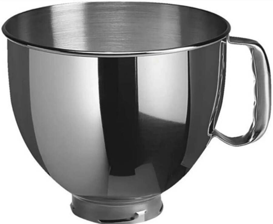Traumheim Voor Kitchenaid Mengkom 5k5thsbp Metalen kom Gepolijst roestvrij staal