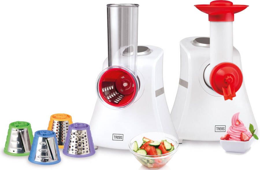 Trebs 99277 Keukenmachine Groentesnijder en Ijsmaker