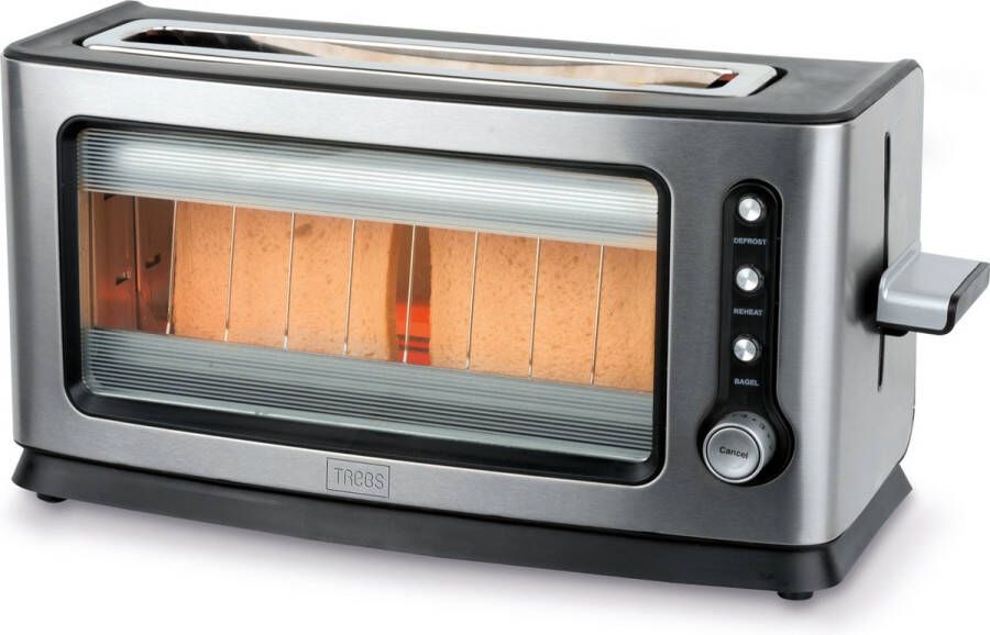 Trebs 99320 Broodrooster met infrarood en 7 standen Grijs