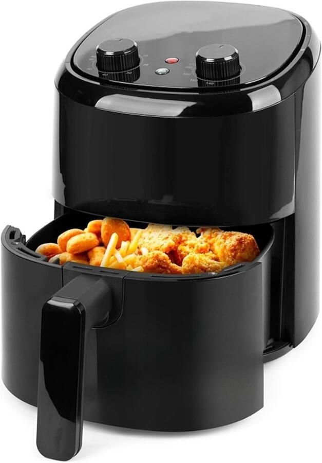 Trendly Airfryer Heteluchtfriteuse 2 l volume frituren met hete lucht zonder olie gezonder frituren cool touch BPA-vrij snelle opwarming 1000 W