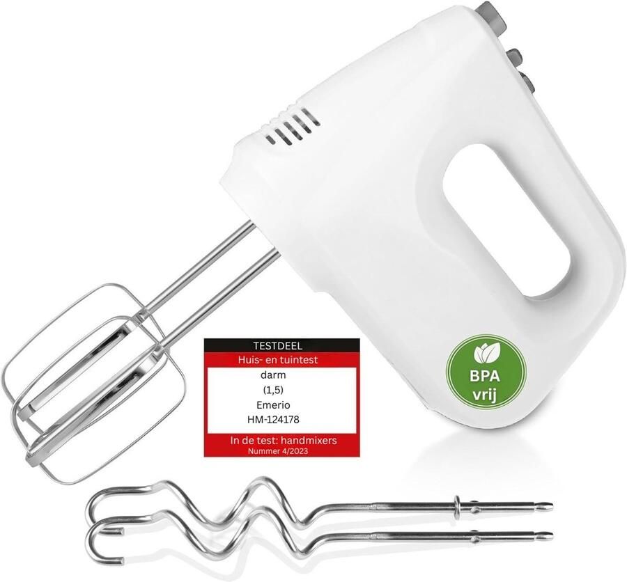 Trendly Handmixer 250 W Wit BPA vrij