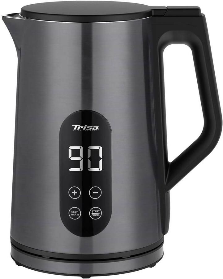 Trisa Digital Boil Waterkoker Aantal Volume: 1.7 l Antraciet