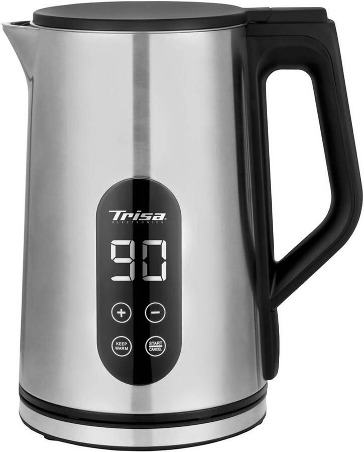 Trisa Digital Boil Waterkoker Aantal Volume: 1.7 l RVS
