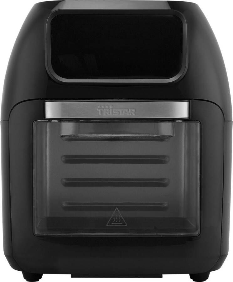 Tristar Airfryer Oven FR-6964 Multi crispy fryer oven 10 liter Voor bakken en grillen – Heteluchtfriteuse XXL incl gratis lekbak frituurmand en grillplaat 10 voorgeprogrameerde programma's Zwart