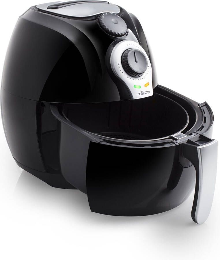 Tristar Airfryer XL FR-6990 3.2 Liter Heteluchtfriteuse PFAS vrij Geschikt voor 5 porties Zwart 1500W - Foto 2