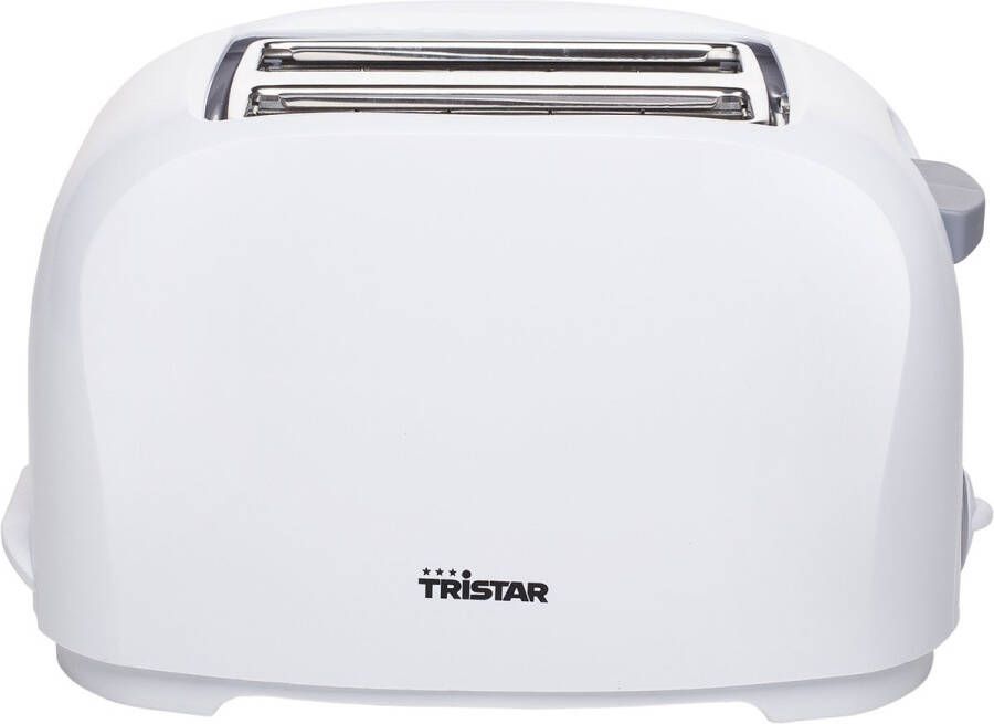 Tristar Broodrooster BR-1013 – 2 Sleuven – 6 Standen en Kruimellade Voor 2 boterhammen Toaster Wit - Foto 3