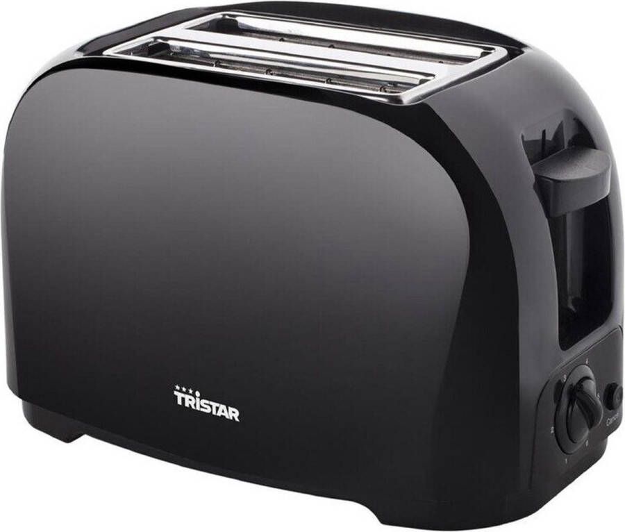 Tristar Broodrooster BR-1025 – 2 Sleuven – 6 Standen en Kruimellade Voor 2 boterhammen Toaster Zwart - Foto 2