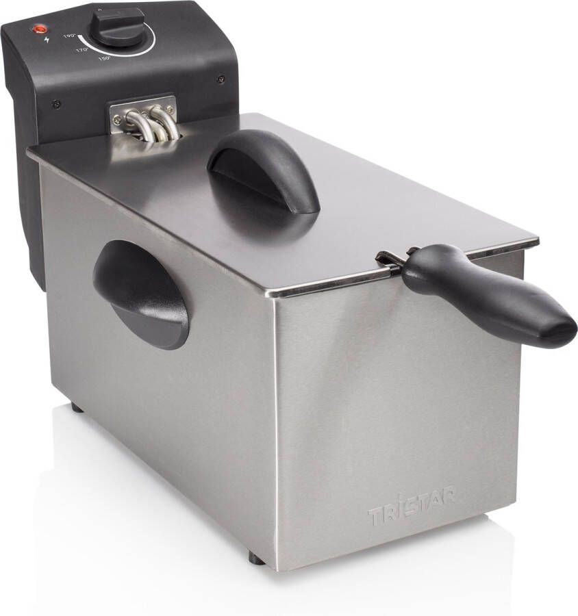 Tristar Deep Fryer FR-6935 Friteuse Frituurpan 3 liter RVS en Regelbare Thermostaat - Foto 1