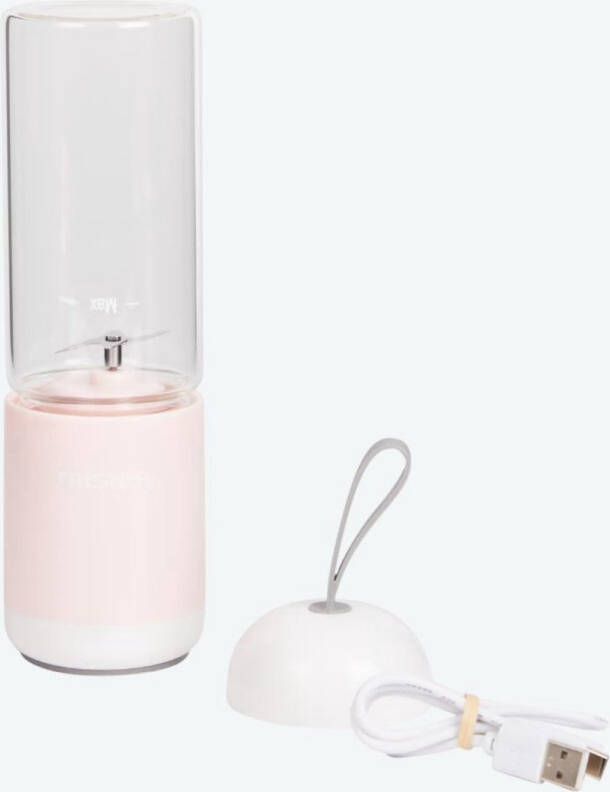 Tristar draagbare mini blender Smoothie blender Roze 380 ml