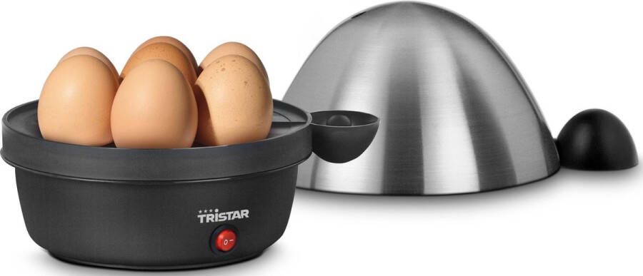 Tristar EK-3076 Eierkoker – Geschikt voor 7 eieren – Inclusief maatbeker 7 eierprikker RVS - Foto 2