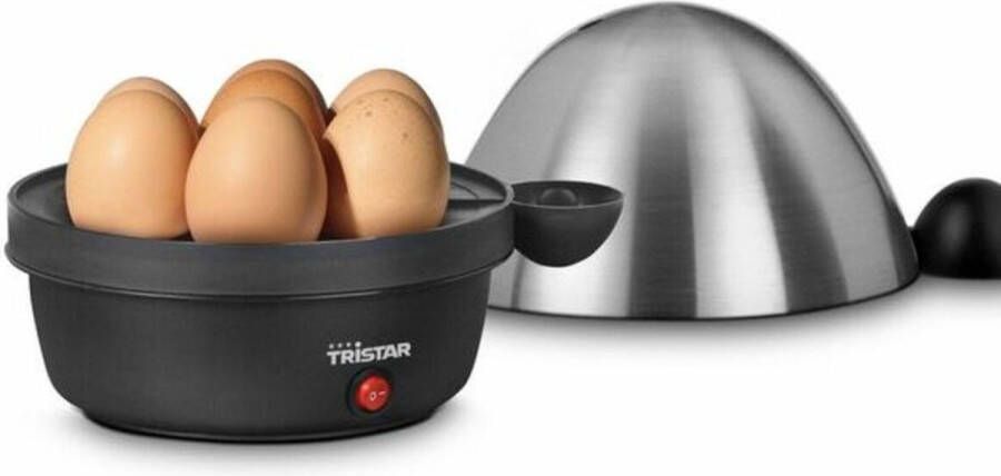 Tristar EK-3076 Eierkoker – Geschikt voor 7 eieren – Inclusief maatbeker 7 eierprikker RVS