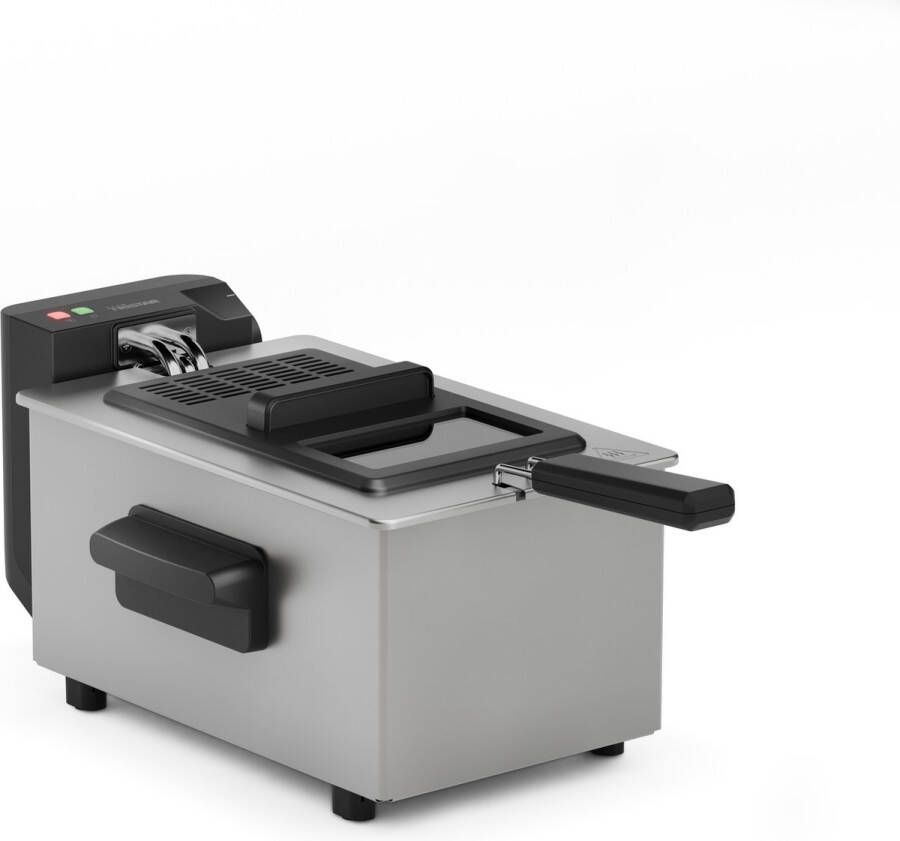 Tristar Frituurpan FR-9327 3 Liter Friteuse Pro 2000W Frituurmandje met afneembaar handvat Met koude zone en kijkvenster RVS - Foto 3