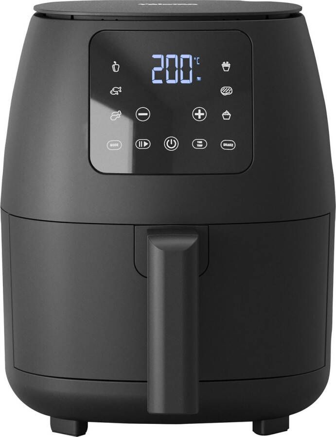 Tristar Mini Digitale Airfryer FR-9015 Heteluchtfriteuse Compact Olievrij 6 kookprogramma's Antiaanbaklaag Regelbare thermostaat 2 liter 1500W