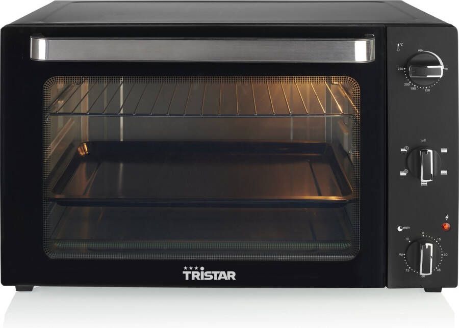 Tristar OV-3640 Convectieoven XXL – Vrijstaande Oven 60 liter – Heteluchtoven 2000 Watt Zwart - Foto 2