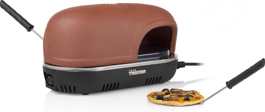 Tristar Gourmet PZ-9161 Pizza Festa Connect PZ-9161 Pizzaoven en Pizzamaker Gourmetstel voor pizza's Uitbreidbaar en koppelbaar voor maximaal 8 personen Set 2 Personen