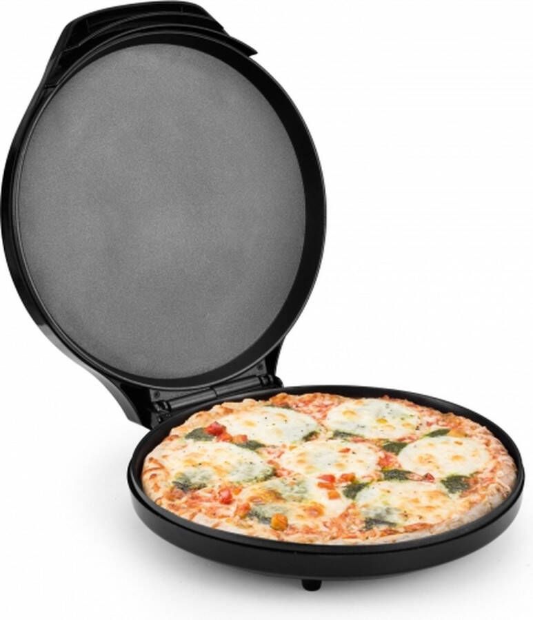 Tristar Pizza Oven PZ-2881 Pizzamaker Elektrisch Pizza Maker 1450 Watt Voor alle soorten pizza's Regelbare Thermostaat Anti-aanbaklaag Snel opgewarmd 30 cm Zwart - Foto 2