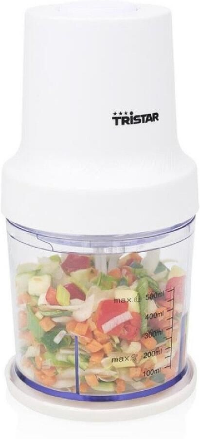 Tristar BL-4023 Hakmolen 400W 1 liter RVS hakmes Wit