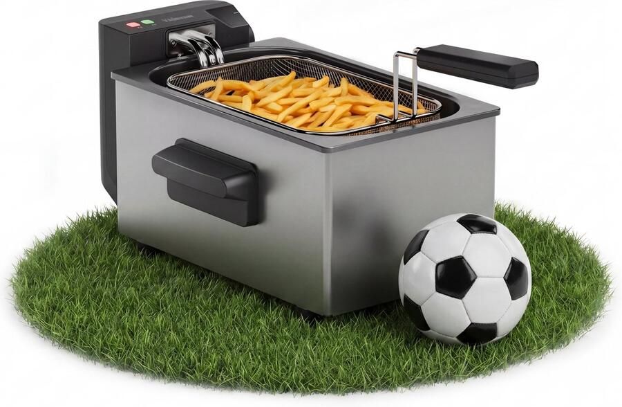 Tristar FR-9326 – Frituurpan 3 liter – Friteuse 2000W Koude Zone RVS