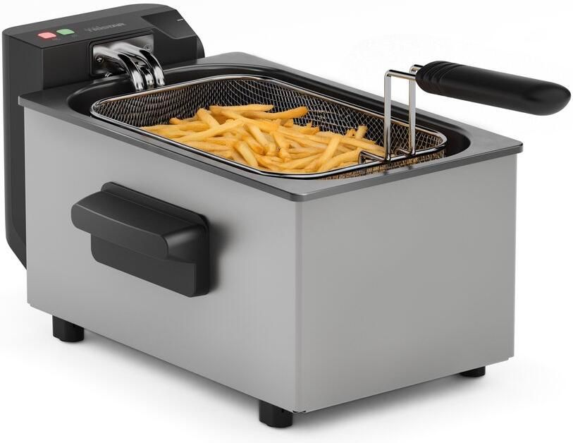 Tristar FR-9338 Friteuse – 3L – 2000W roestvrijstalen behuizing Oververhittingsbeveiliging Doorzichtige deksel